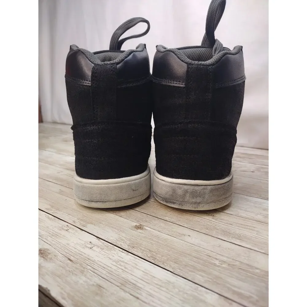 Street And Steel Kickstarter Moto Riding Hightops Black Leather Mens 9